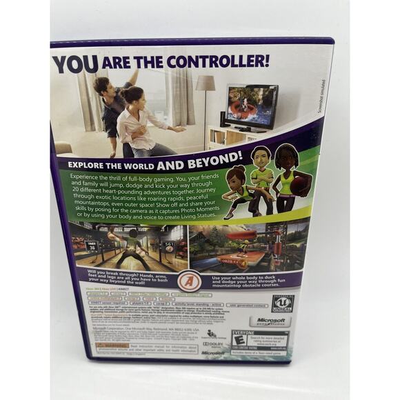 XBOX 360 KINECT ADVENTURES! Game 2010 Rated E Complete - Picture 3 of 6